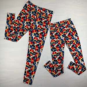 LuLaRoe leggings First Responder mommy & me or sisters set TC & OS